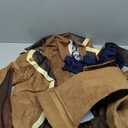 Men Deluxe Pirate Costume Adult Halloween Outfit Sea Captain Buccaneer Cosplay Party Dress Up 6 Pcs Large