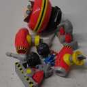 Sonic The Hedgehog 2.5" Action Figure Hammer Egg Robot Deluxe Playset. 360 Degree Spin Attack and Projectile Cannon Arms! 3 Strikes Until Hammer Egg Robot Explodes!