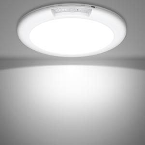 Yurnero Rechargeable Motion Sensor Ceiling Light with Remote - 8000mAh Magnetic Wireless LED Ceiling Light with Remote Battery Powered for Closet Shower Stairs Shed Hallway Porch Patio ect