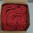 Biscaynebay Wrap Around Bed Skirts for King & Cal King Beds 15" Drop, Christmas Red Adjustable Elastic Dust Ruffles Easy Fit Wrinkle & Fade Resistant Silky Luxurious Fabric Machine Washable