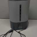 6L Humidifiers for Bedroom Large Room Home, Cool and Warm Humidifier for Baby and Plants Mist Top Fill Desk Humidifiers Essential Oil Diffuser, Quiet with Adjustable Mist, 360Nozzle-Grey