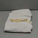 Textured Table cloth for Rectangle table, Heavy Duty Farmhouse Tablecloth Solid Cotton Linen Waterproof Wrinkle Free Burlap Tables Cover for Kitchen Dining, Party, Ivory 55''x120'', 10-12 Seats