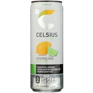 Celsius, Lemon Lime, 12 Ounce, Exp 12/2025