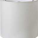 Aspen Creative 31241A Transitional Drum (Cylinder) Shaped Spider Construction Lamp Shade in Linen White, 8" Wide (8" x 8" x 8")