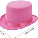 Top Hats for Adults and Kids Costume Magician Hat Prom Dance Deluxe Felt Tuxedo Dress Up Formal Hat-Unisex