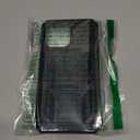 FNTCASE for iPhone 12 Pro Max Case: [Built-in Screen Protector & Kickstand] [Military Grade Drop Protection] Heavy Duty Full Protective Matte Textured Shockproof TPU Rugged Phone Cover - Black