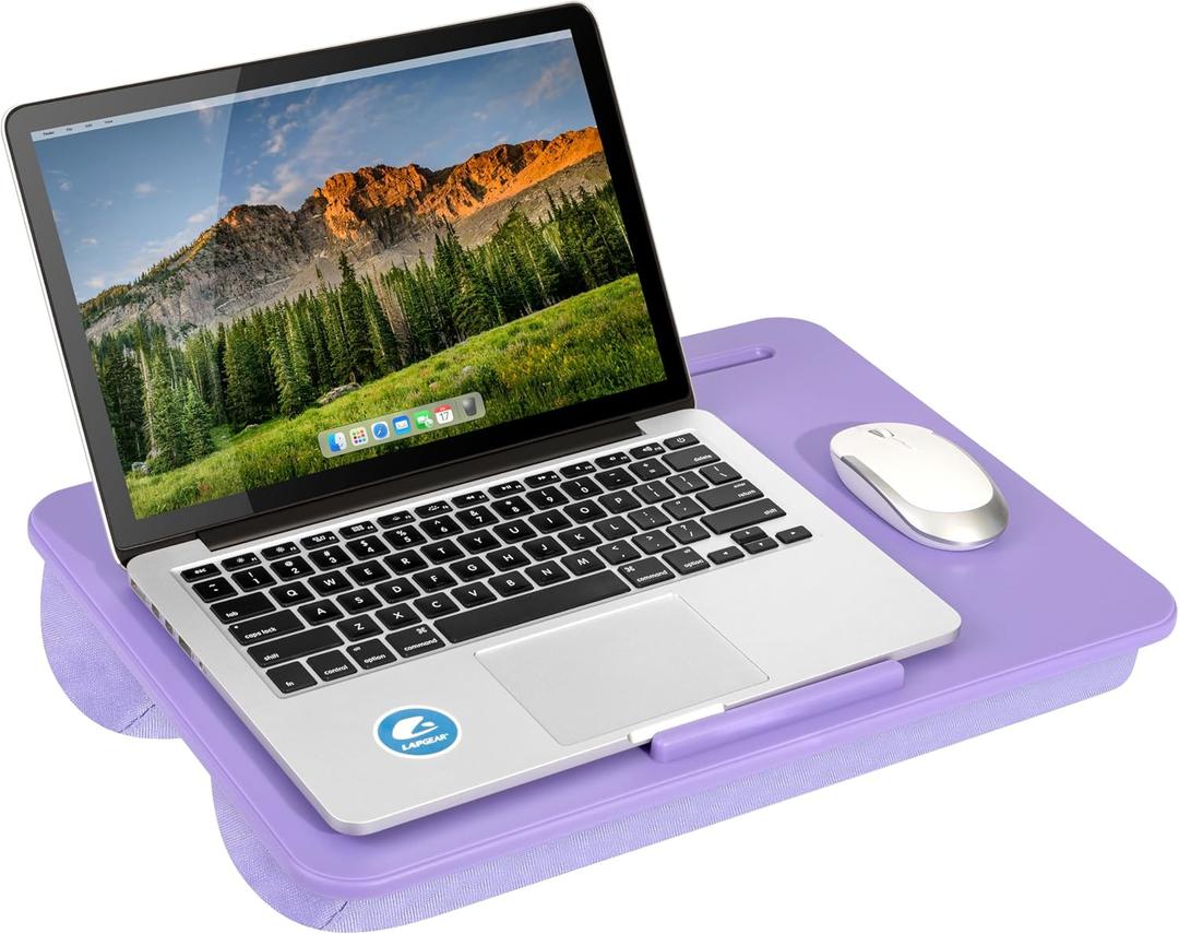 LAPGEAR Original Lap Desk Fits Up to 17" Laptops Purple Amethyst Style No. 45152