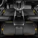 GINOWY-Floor Mats & Cargo Liner for 2013-2022 Acura ILX, All Weather Car Floor Mats Cargo Trunk Mat TPE Rubber Liners for Acura ILX Accessories-Black