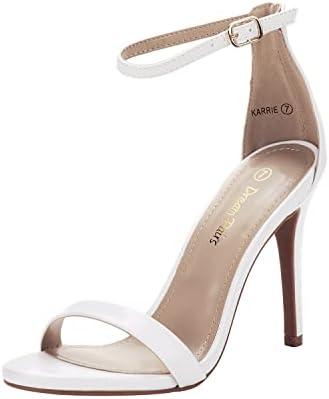DREAM PAIRS Women's Open Toe High Heels Stiletto Heeled Sandals Sexy Dressy Shoes 8