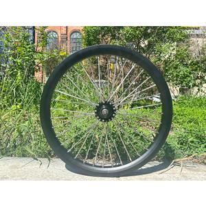 20 inch Front Bicycle Wheel Double Wall Aluminum 20" Rim, Disc Brake, 520g Heavy Duty Wheel 10G 36 Spokes for MTB/Road/Cruiser Bikes (Rim Size 16.5")