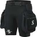 Scubapro Men's Hybrid Cargo Shorts, 1mm (XX-Large, Black)