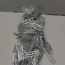 Blulu Pleat Hooks Stainless Steel Curtain Hooks Drapery Clasp and Pin 4 Prongs Pinch Pleat Tools Clips for Window, Shower Curtain(180 Pcs)