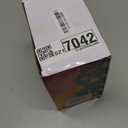 Rose Shadow LED Flameless Candles, 6PCS Romantic Battery Operated Candles Led Pillar Candles for Valentines Anniversary Wedding Christmas Decorations(White, D 2.5" x H 7.2")