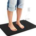 Grounding Mat, Earth Mat Grounding Pad for Desk, Earth Connected Therapy, Indoor Grounded for Balance & Wellness, 15.7" x 23.6 "