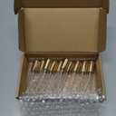 20 Pack Set 10ML Protable Refill Bulk Atomizer Spray Travel Perfume Bottle Hydrating Empty Bottle (Gold Caps)