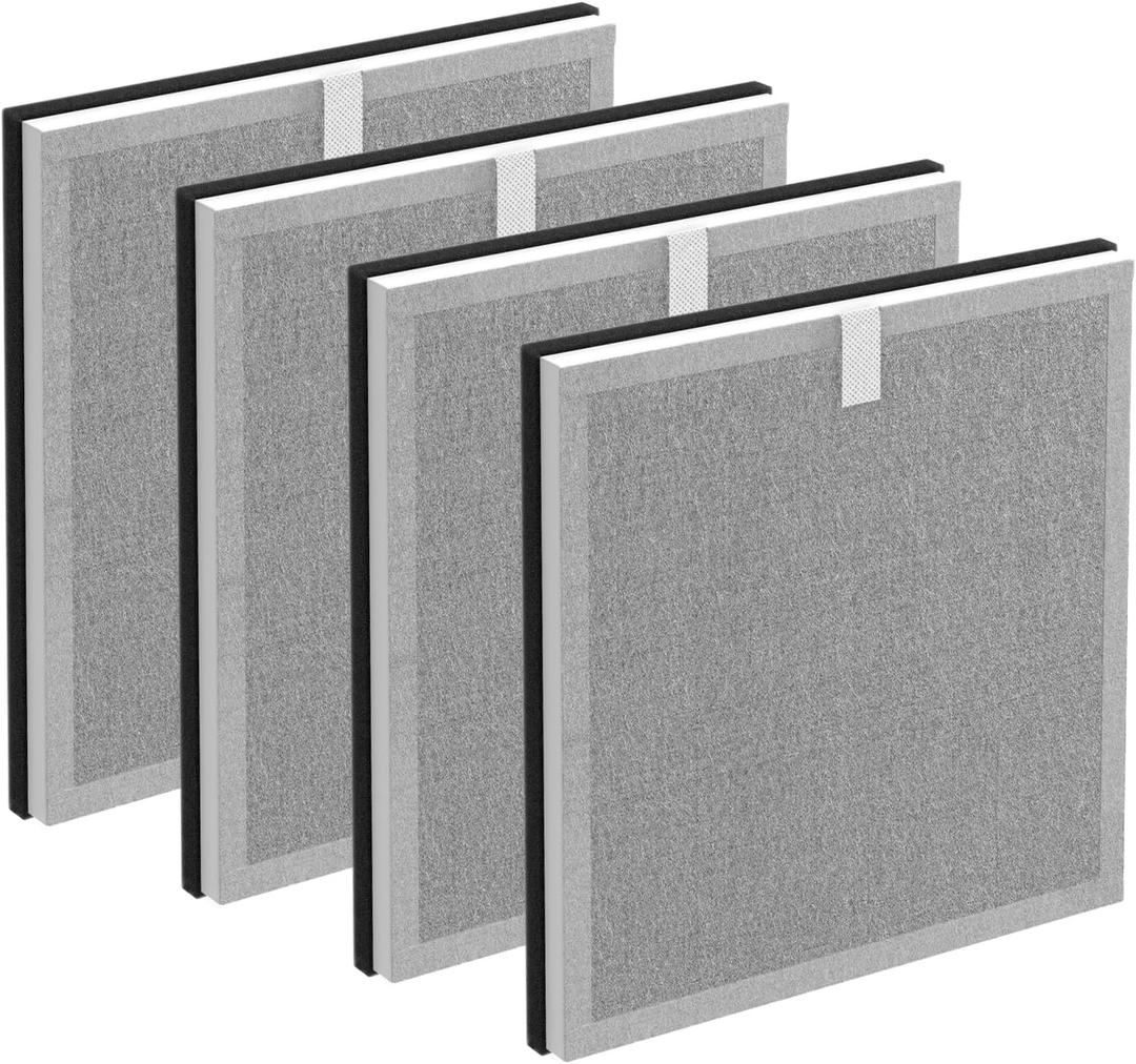 4-Pack 3-in-1 Purezone Replacement Filter, Compatible with Pure Enrichment PureZone Air Purifier, H13 Grade True HEPA Filter, Part#PEAIRFIL