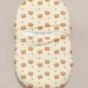 Baby Lounger Cover for Boys and Girls, Soft Breathable Polyester Cover, Fits Most Lounger Pillows, Cute Patterns, Durable and Machine Washable (Bunny Garden, Envelope)