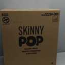 SkinnyPop Popcorn, White Cheddar, Whole Grain, Dairy-Free Snack, 0.65oz, 6 Boxes, 6 Bags per Box, Best By Date: 07/24/2025
