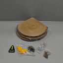 ShineZoom Corner Floating Shelves3Pcs Wood Corner Shelf Rustic Corner Shelves Wall Corner Shelf for Decor/Storage/Kitchen/Bedroom/Office/Living Room (Large)