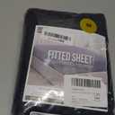 Utopia Bedding Twin Fitted Sheet - Bottom Sheet - Deep Pocket - Soft Microfiber - Shrinkage and Fade Resistant - Easy Care -1 Fitted Sheet Only (Black)