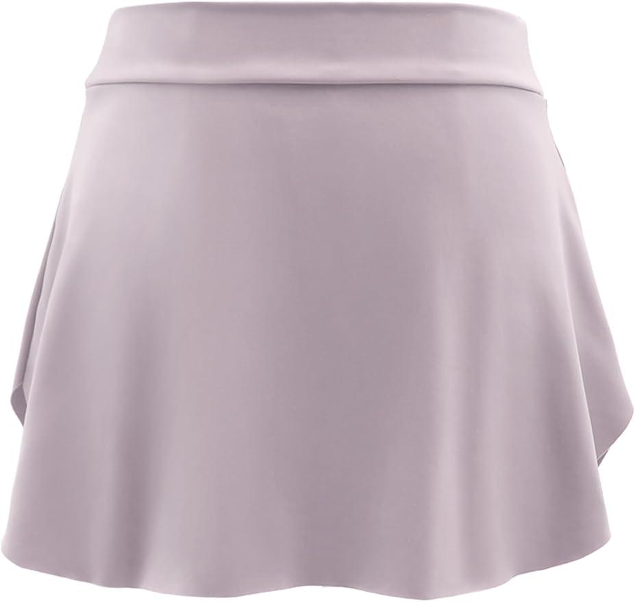LingTing Dance Skirts for Girls, Light Purple Ballet Skirt for Leotards, 5-8 Years, M
