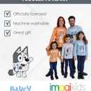 Bluey Bingo Chilli Mom Bandit Dad Long Sleeve Matching Family T-Shirt Toddler to Adult