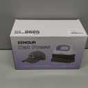 EENOUR Hat Press Machine, Mini Heat Press for Caps with 3 Heating Levels & Auto-Off, Handheld Cap Easy Press with 3"5.5" Arched Heating Plate, 2 Press Platens, A Safety Base