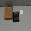 SUPVAN E11 Bluetooth Label Maker Machine with 4 Tapes, Support Keyboard & App with 30+ Fonts and 660+ Icons, Rechargeable Inkless Labeler for Home, Kitchen, Office, School, Organization, Black