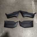 Door Side Storage Box compatible with New Tesla Model 3 Highland 2024 2025 4 PCS Full-Cover Front and Rear Door Tray Organizer TPE Door Slot Tray Mats Interior Accessories