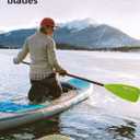 Abahub 3/4-Piece Adjustable SUP Paddle, Lightweight Aluminum Alloy Shaft