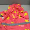 NACOCO Large Dog Raincoat Adjustable - Pet Rubber Ducks Yellow Water Proof Clothes Lightweight Rain Jacket Poncho Hoodies with Strip Reflective Pink (Pink XXXL, Yellow Duck)