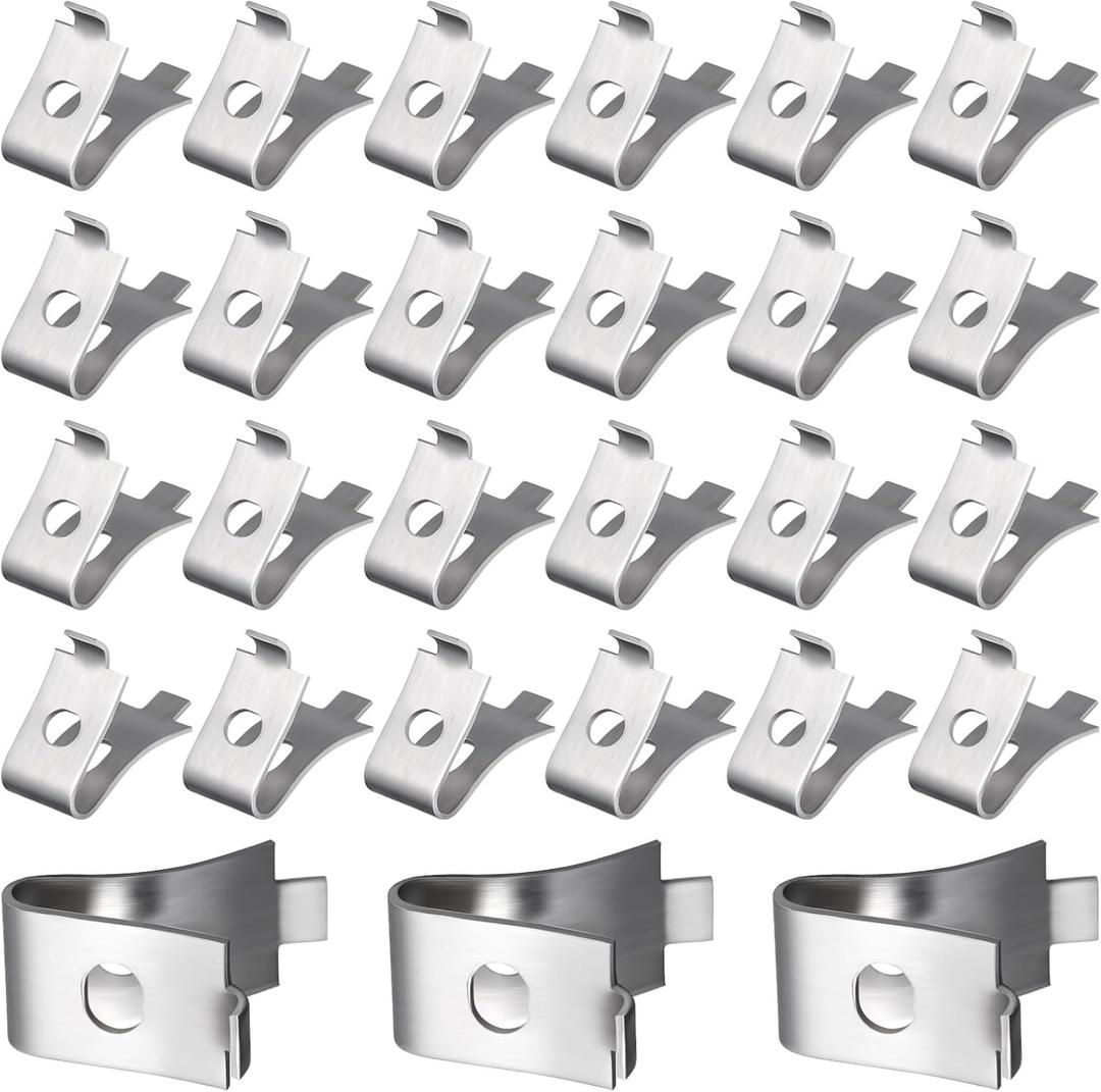 OSALADI Shelf Clips 50 Pcs Cabinet Shelf Pegs Metal Supports for Wood Shelving Easy Installation Stable Partition Bracket for Kitchen Cabinets Bookcases and Glass Shelves