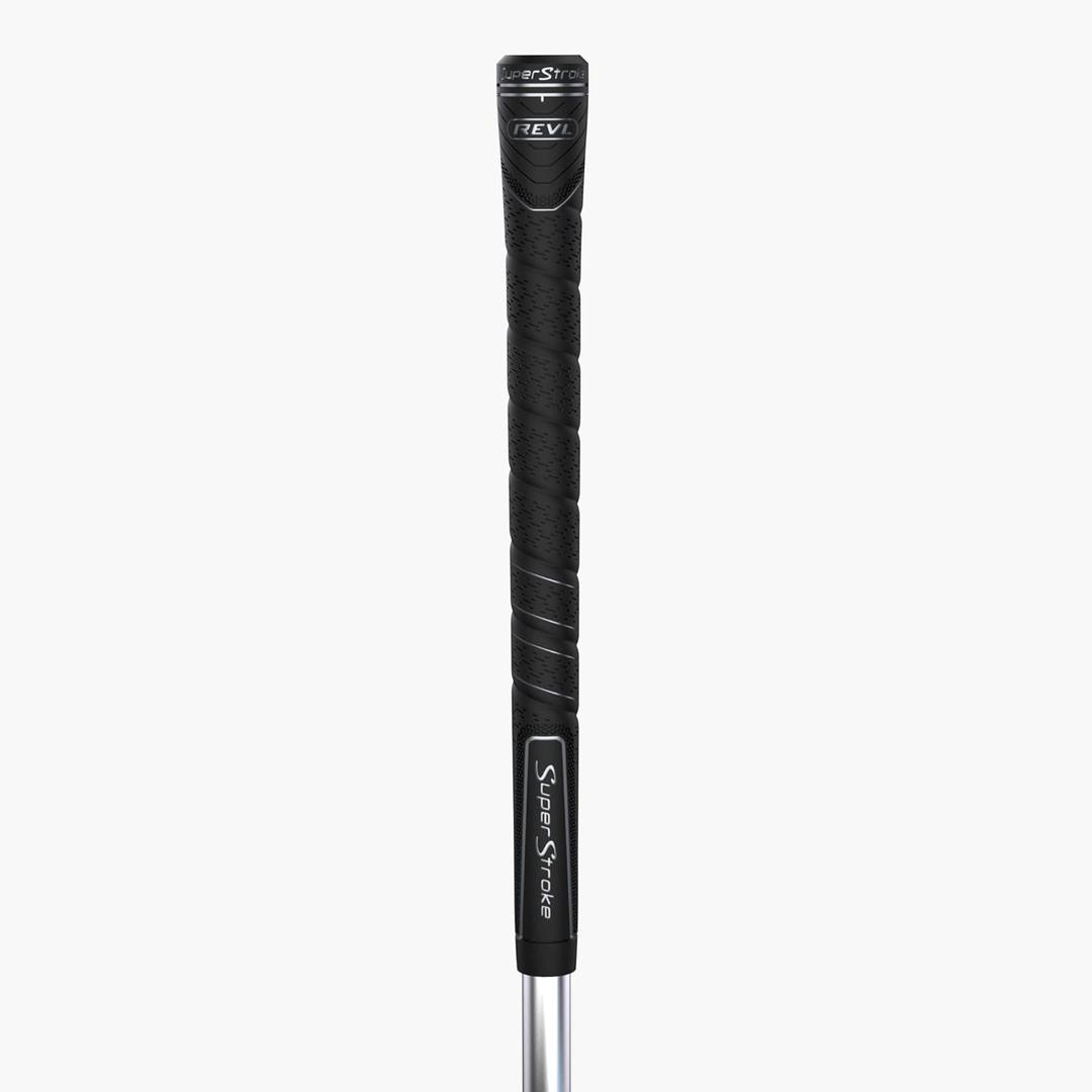 SuperStroke REVL Comfort Golf Club Grips (Standard, Black)