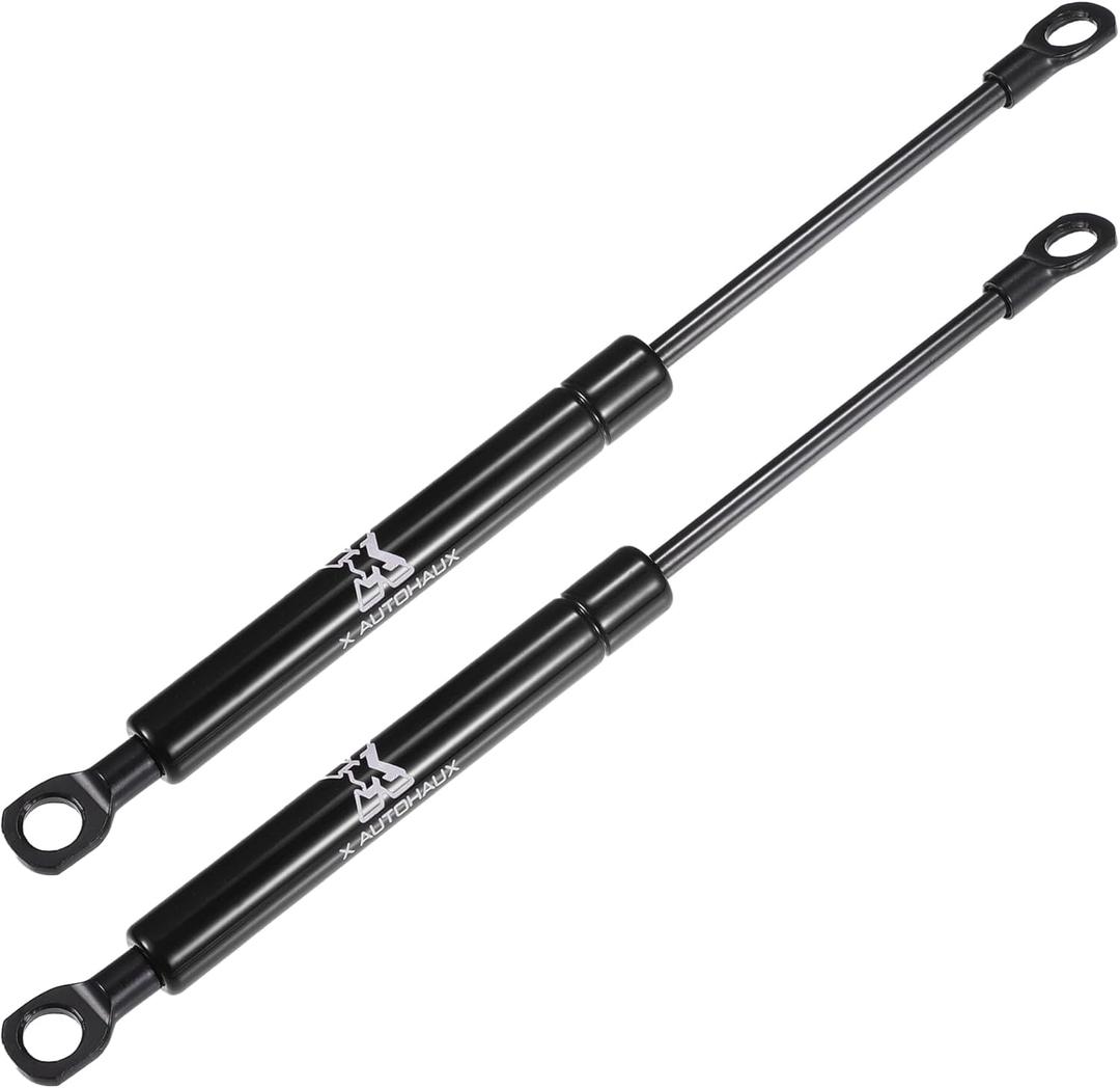X AUTOHAUX 2 Pcs 10inch 80Ibs/355N Black Lift Supports Struts Shocks Gas Spring Universal for RV Car Truck Boat