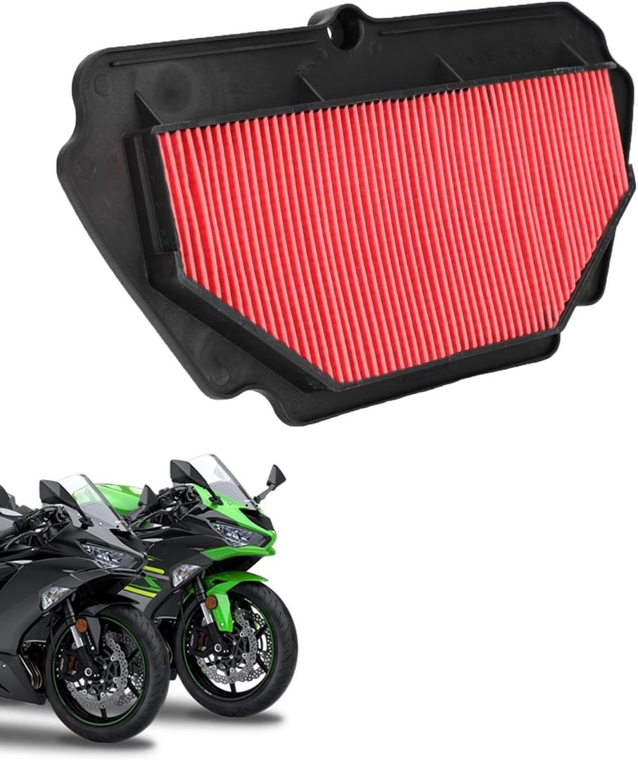 ZX6R Air Filters Cartridge Intake Cleaner for Ninj.a ZX-6R ZX6R 2009-2019 Street Bike Motorbike