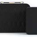 Portable Jewelry Box, Large Travel Jewelry Case Organizer (Black)