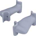 Crutch Pads - Ergonomic Crutch Grips - Reduces Pressure On Wrists - Replacement Crutch Handle Grip - No Assembly Required - Fits All Under Arm Crutches