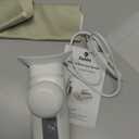 Heated USB Nano Eye Moisturizer & Soother - Portable Drops Steamer for Dry Eye, Rechargeable Electric Mist Sprayer With Warm Compress for Stye Relief, Home & Travel, Off White