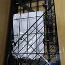 Foldable Grid Wall Panels, Gridwall Panels with Folding Baskets, Tool-Free Assembly and Folding, for Storage and Retail Merchandise Display (Black), 23.62 x 19.68 x 76.37 inches