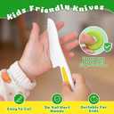 Montessori Kitchen Toys for Toddlers-Kids Knife Set for Real Cooking 15 Pieces Children Safe Knives Cooking Cutting Sets for Kids Toddler Toys Stocking Stuffers Gifts for Kids
