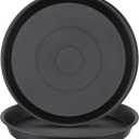 15 Inch Plant Saucer,  Plant Plates to Catch Water, Pebble Tray for Plant Humidity, Flower Pot Saucers for Indoor and Outdoor Garden(2PCS)