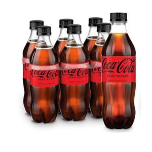 Coke Zero Sugar Diet Soda Soft Drink, 16.9 fl oz, 6 Pack Pack Of 4 EXP: 02/02/2026