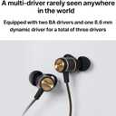 AVIOT WE-BD21d-pnk Wireless Earbuds: Workout Headphones aptX HD IPX5 Waterproof 13H Playtime Hybrid Triple Drivers Silicone & Foam Tips Premium Call Mic