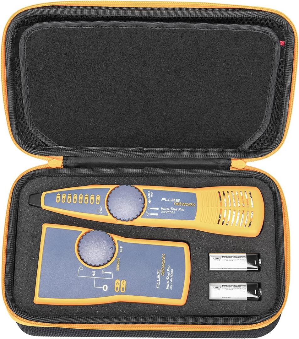 RLSOCO Case Replacement for Fluke Networks MT-8200-60-KIT IntelliTone Pro 200 Probe and Toner (Case Only), Medium