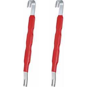 2 Pcs Electrical Connector Separator, Disconnect Tool for Automotive Electrical Connectors, Terminal Connector Removal Pliers for Fuel Injectors, Push Tab & Wire Connectors (Red)