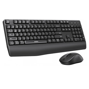 seenda Wireless Bluetooth Keyboard and Mouse Combo, COE200 Ergonomic Wireless Keyboard Mouse with Wrist Rest, Multi-Device Connection, Full-Size, Compatible for Computer/Laptop/Mac/MacBook, Black
