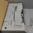 Deblue Outdoor Cat House Weatherpoof Large Plastic Cats Houses with Escape Door Indoor Waterproof Feral/Pet Cat Shelter Outside for Multiple Cats (Grey)