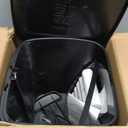 Tebiete Dog Poop Trash Can Outdoors Pet Waste Station with Lid Hands-Free Pedal Garden Yard Home with 100pc Waste Bags, Black (2.6Gal/10L Black, 2.6Gal/10L Black)