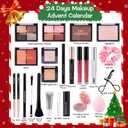 Makeup Advent Calendar 2025, 24 Days Christmas Beauty Countdown Calendar Makeup Set for Adult Women & Teen Girls, Ideal Xmas Holiday Surprise Gifts for Women