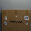Horizontal RV Window, 24" W x 20" H Tinted Sliding RV Window with Net Screen and Trim Ring, Suitable for 1-1/8" Thick Walls, DOT Approved